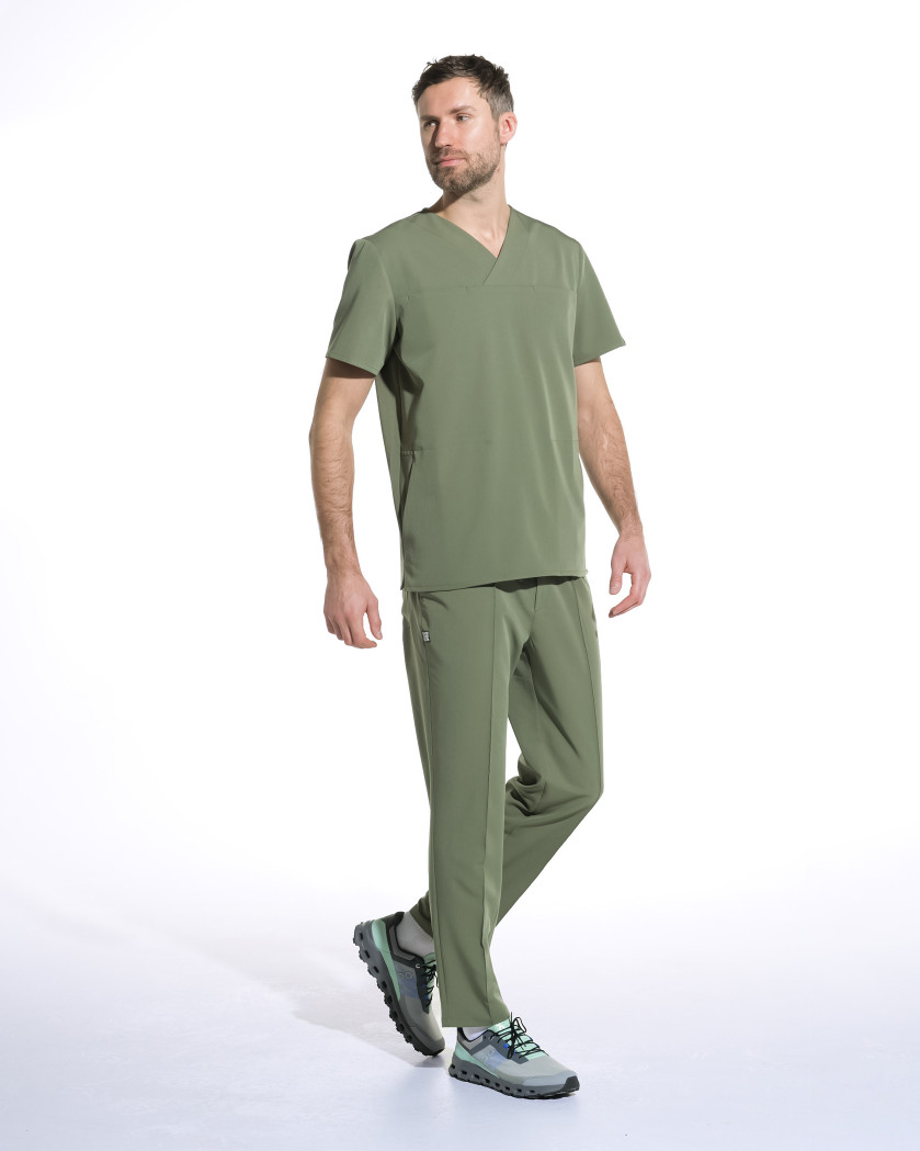 Bluza medicala barbati WAVE olive