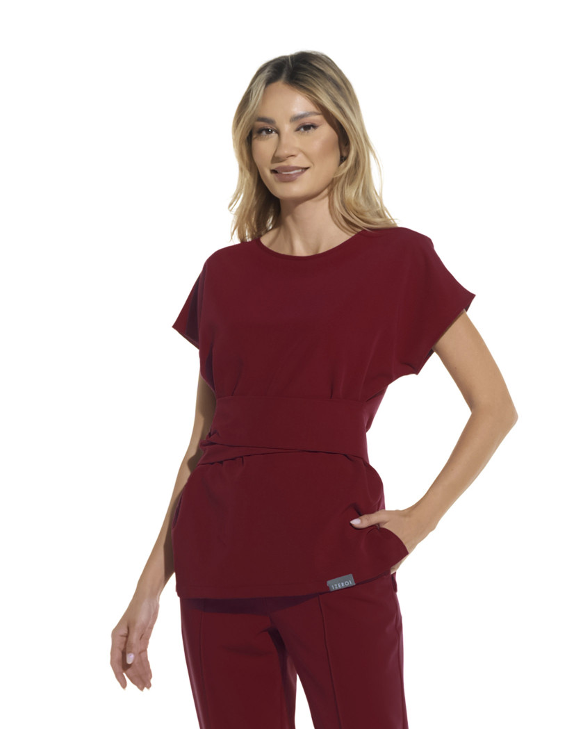 Bluza medicala CELESTE bordo