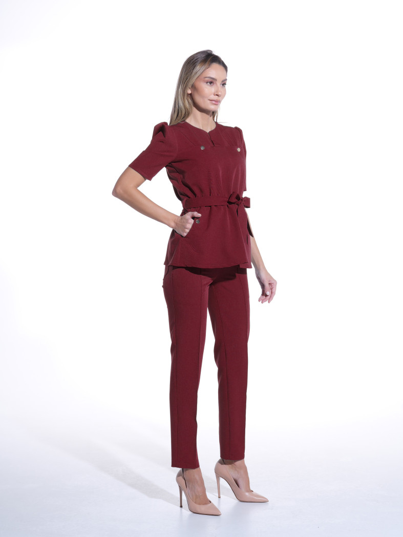 Pantaloni NOVUM bordo