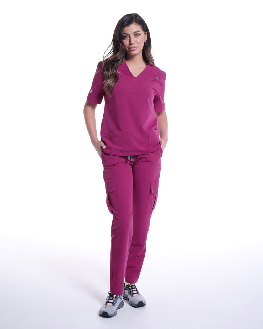 Bluza medicala VERSO magenta