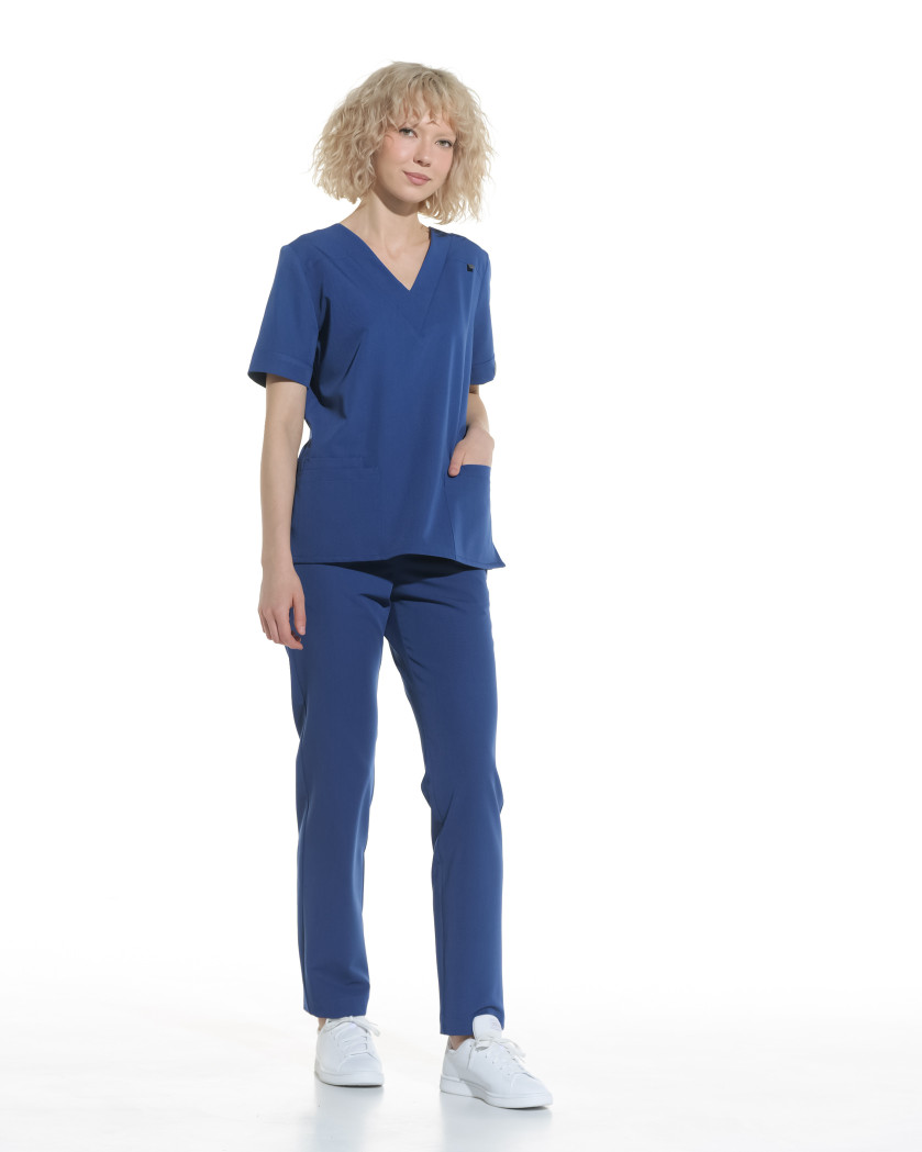 Bluza medicala VERSO royal blue