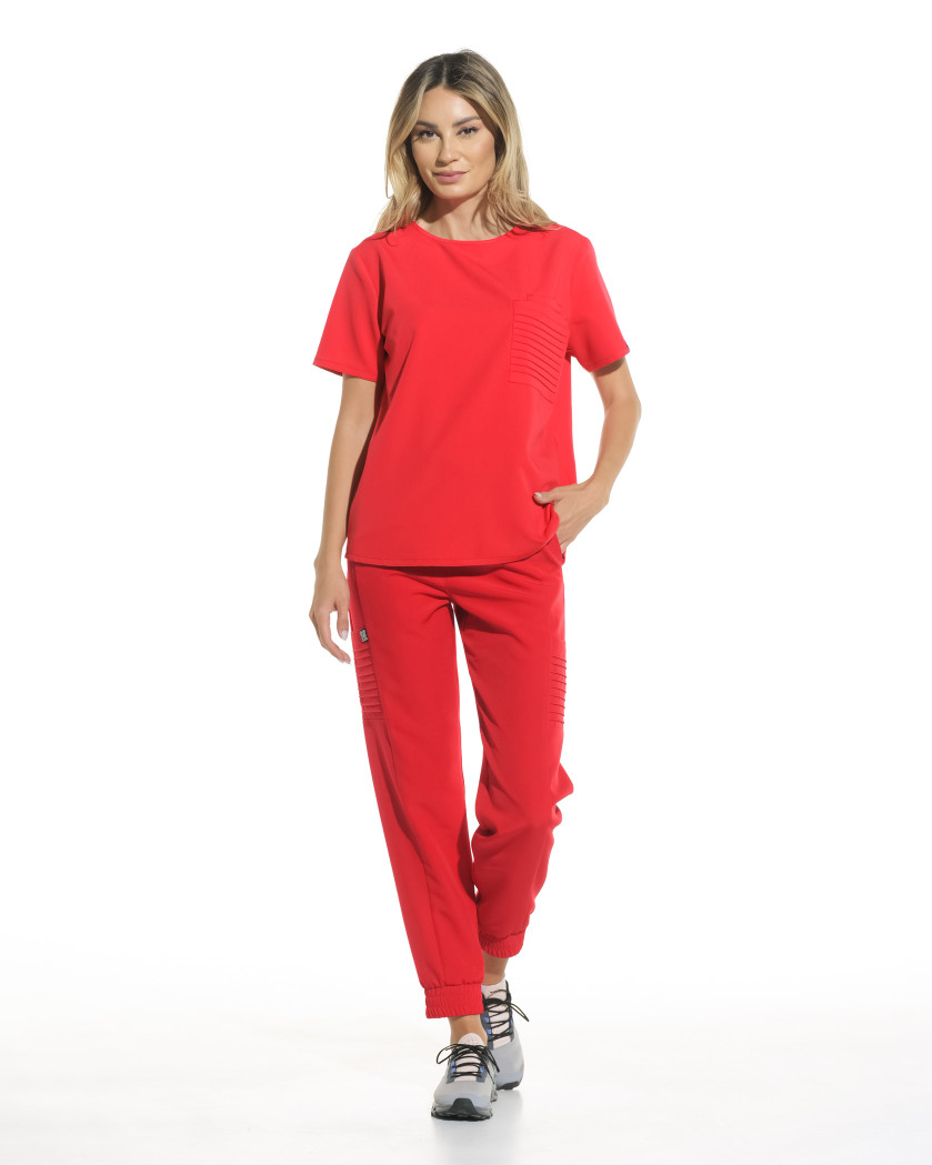 Pantaloni medicali UTILITY rosu