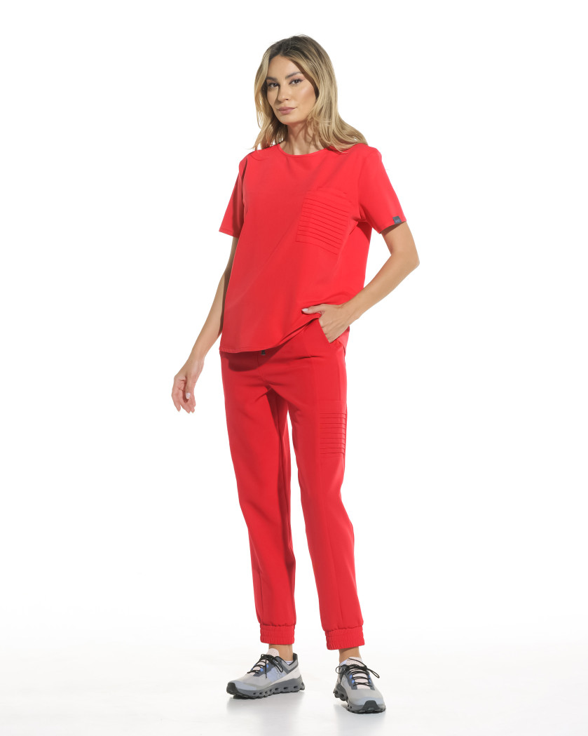 Bluza medicala NEVIA rosu