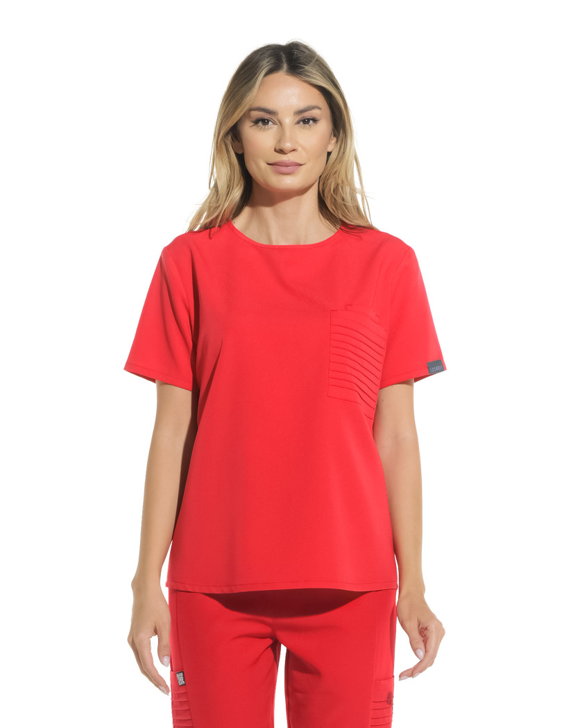 Bluza medicala NEVIA rosu