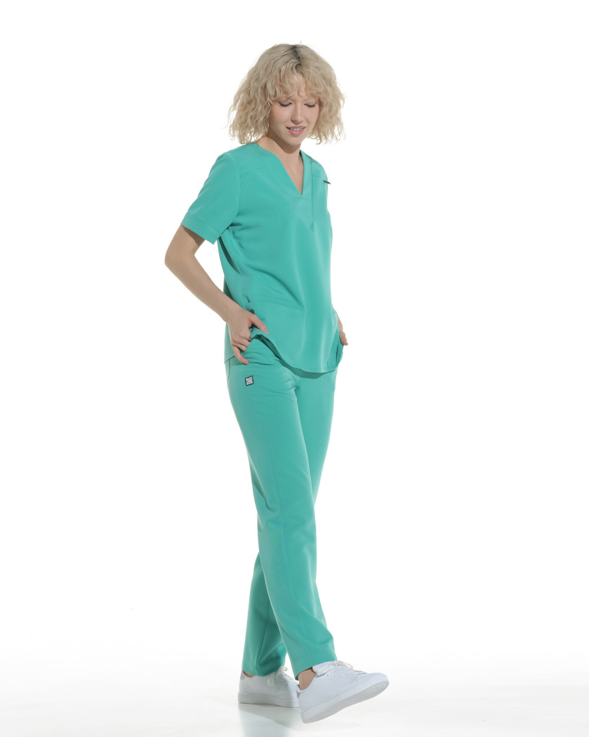 Bluza medicala VERSO turcoaz