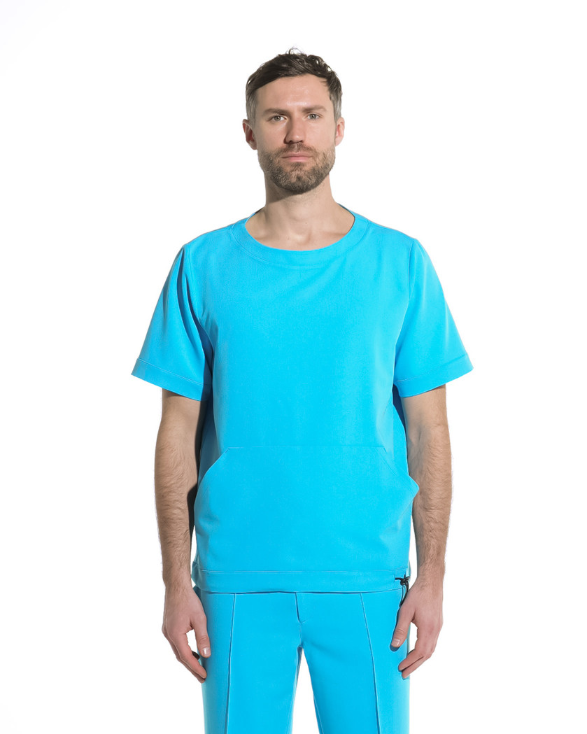 Bluza medicala barbati EVER acvamarin