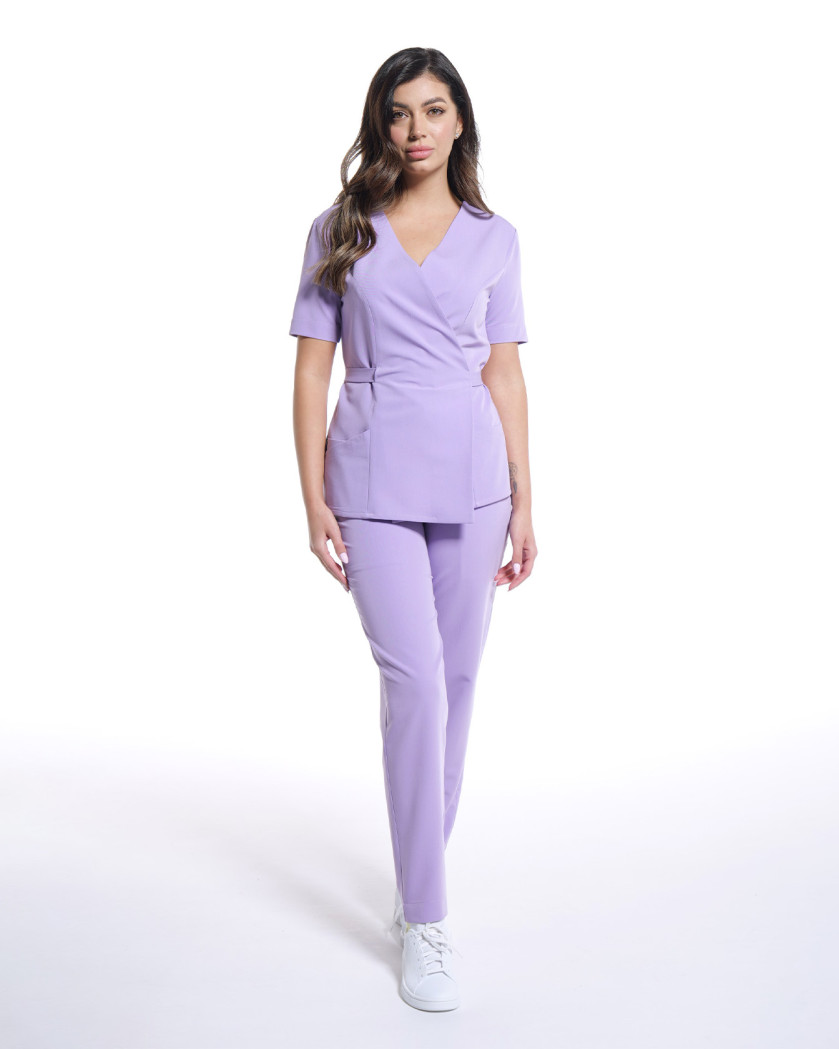 Costum medical SIENA lila