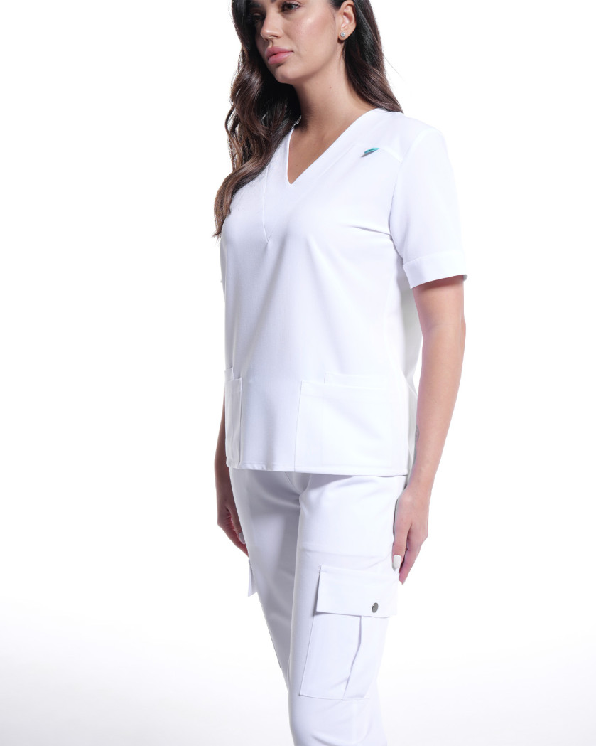 Bluza medicala VERSO alba