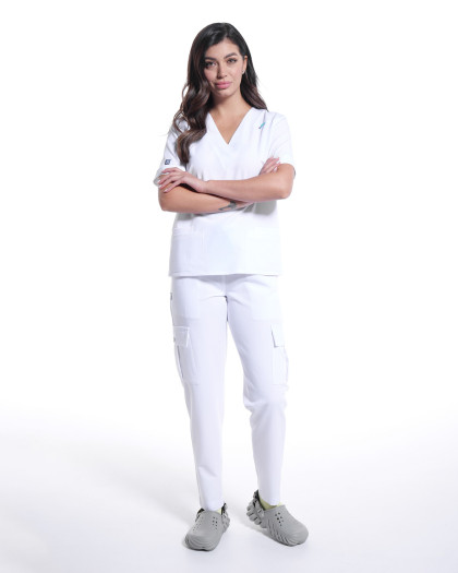 Bluza medicala VERSO alba