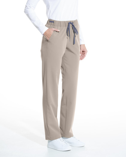 Pantaloni medicali drepti LINEA bej